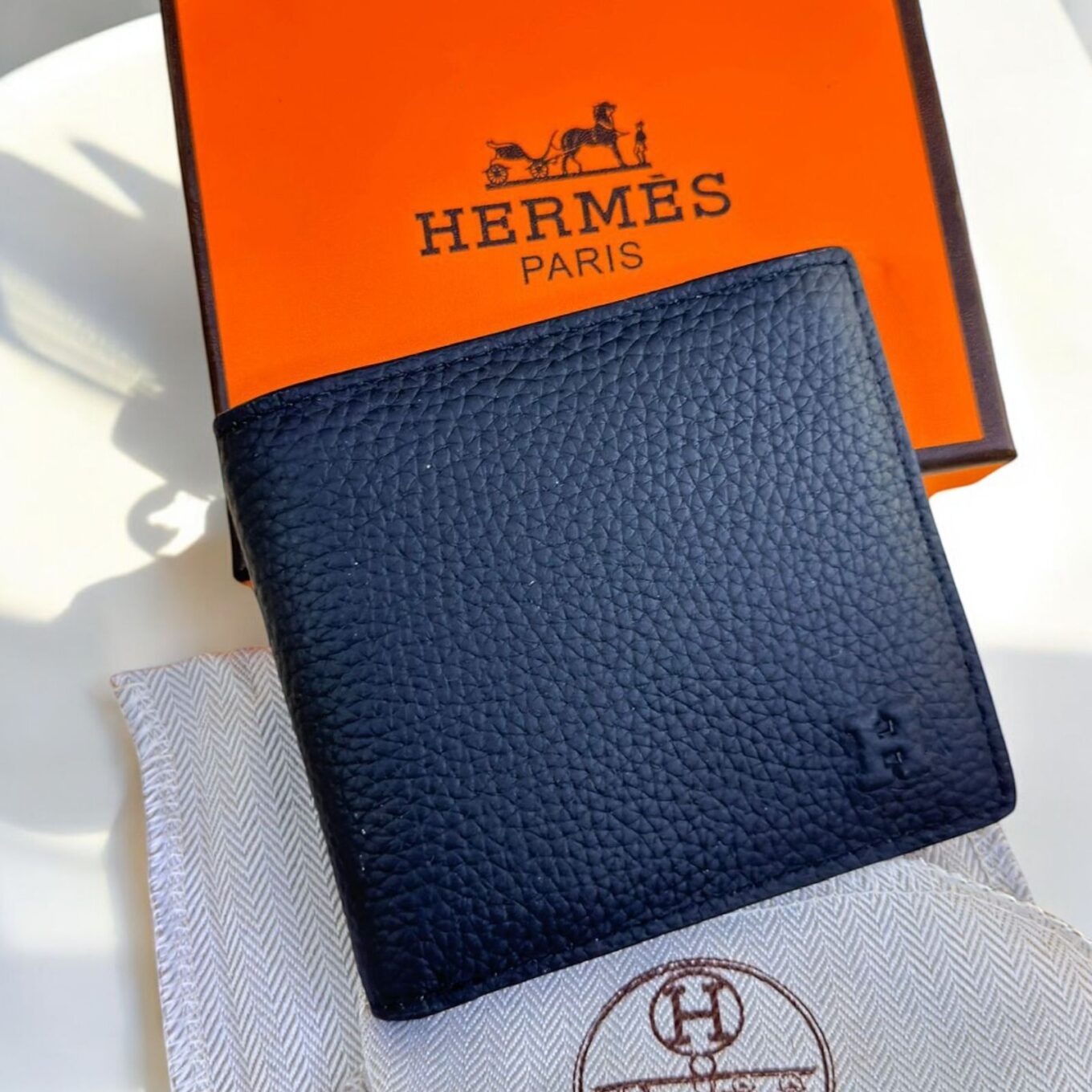 Hermes Black H Premium Men’s Wallet
