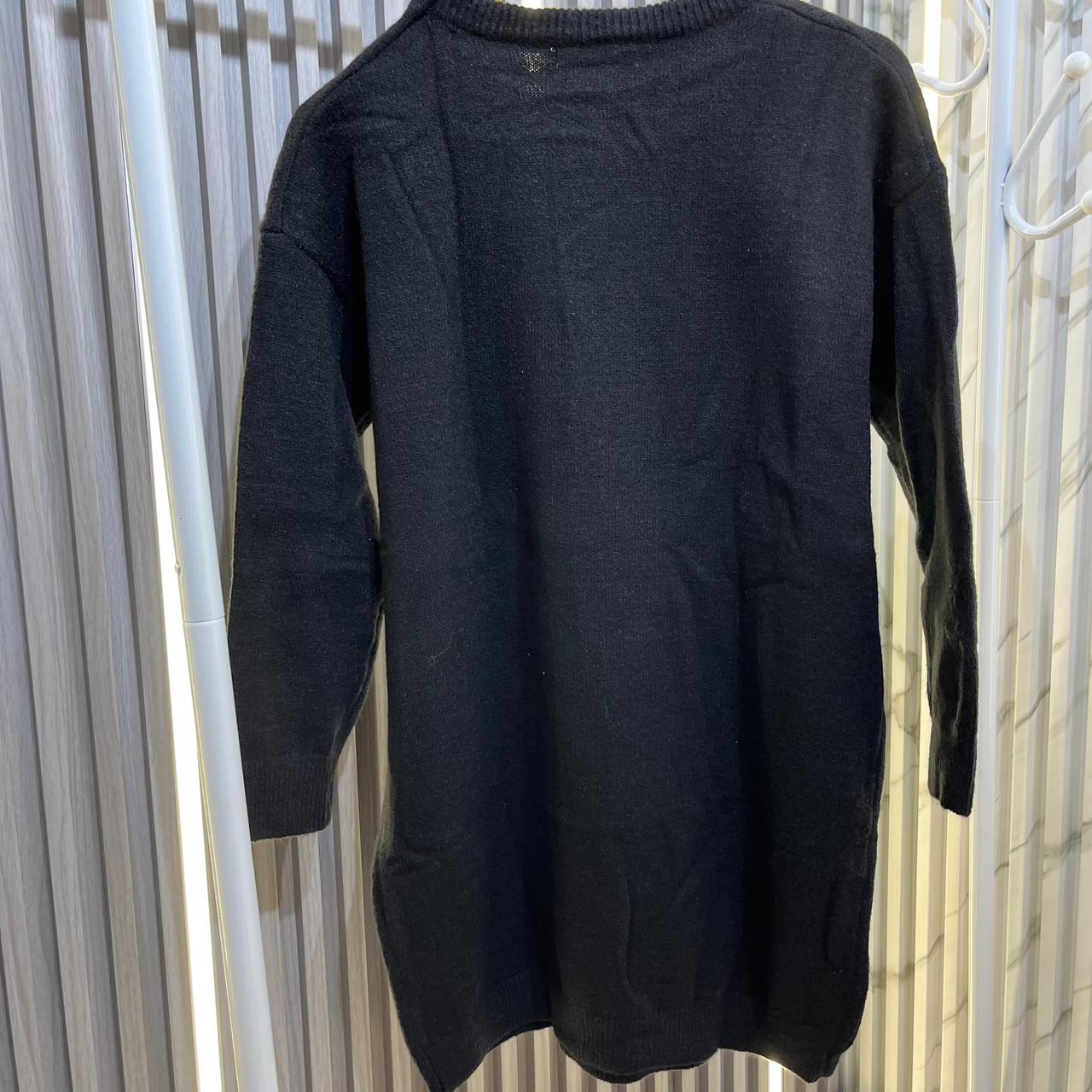 Prada Knitted Black Warm Dress With Matching Long Socks