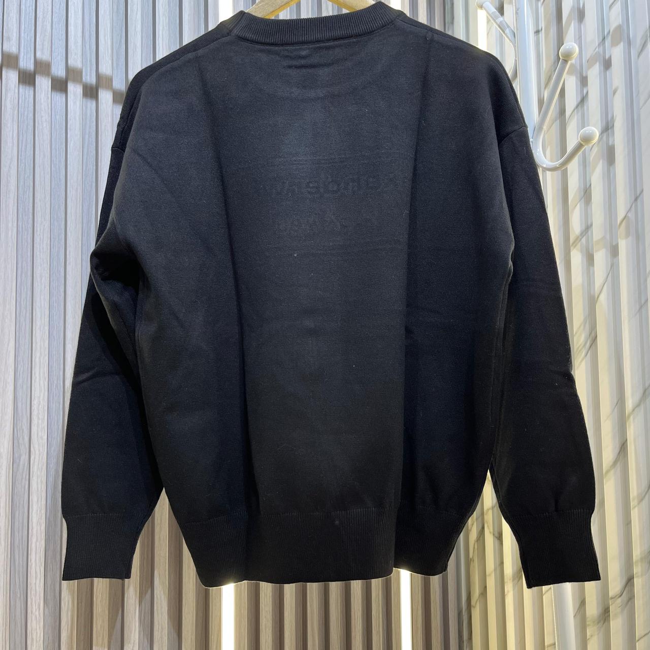Alexander Wang Full Sleeve Black Warm Pullover