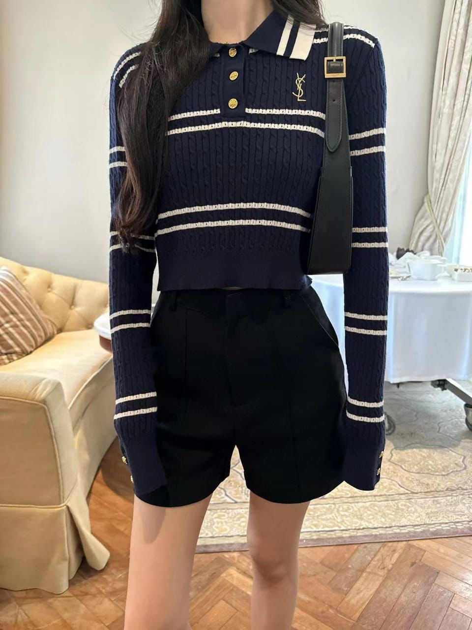 Ysl Knitted Warm Top