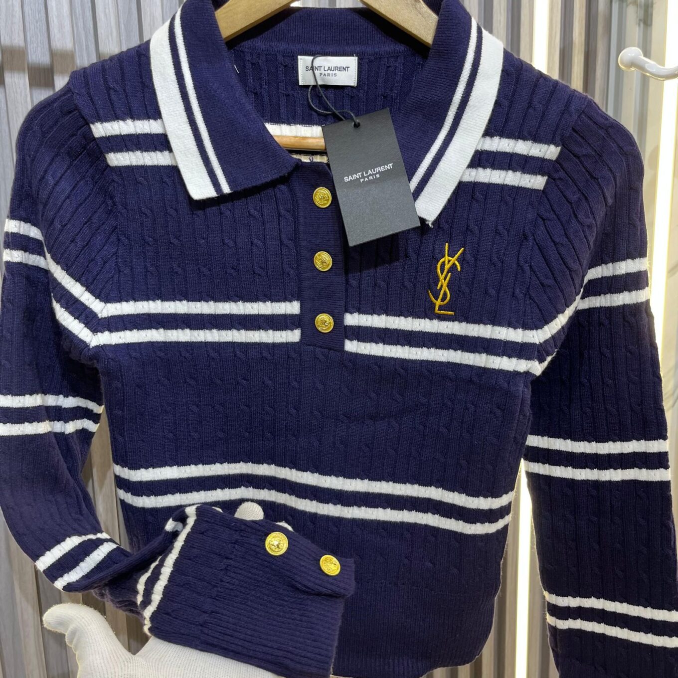 Ysl Knitted Warm Top