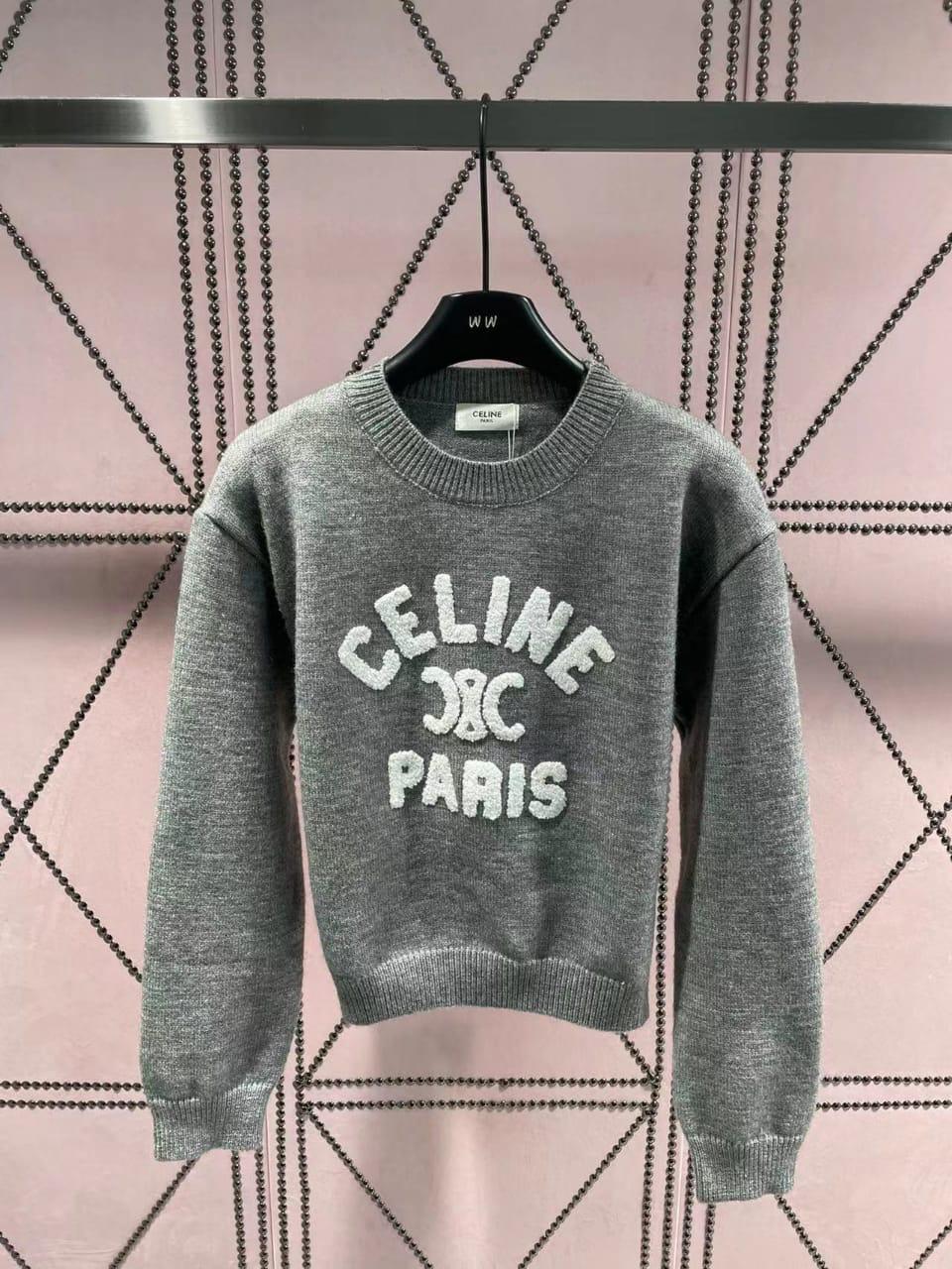 Celine Grey Women Sweater