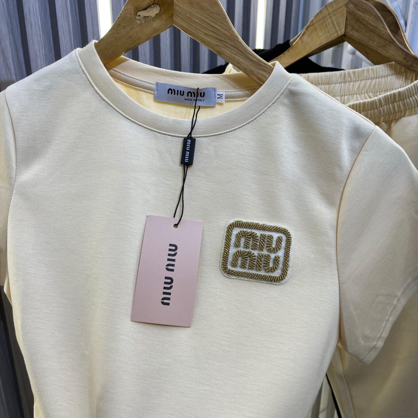 Miu Miu Beige Co-ord Set