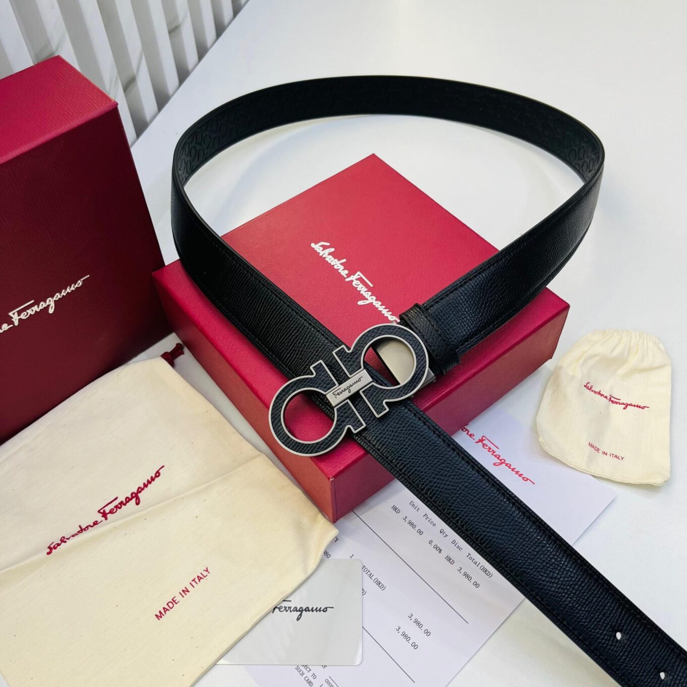 WhatsApp Image 2024-10-26 at 6.02.12 PM (1) Salvatore Ferragamo Black Premium Men’s Belt