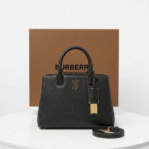 WhatsApp Image 2026-04-30 at 11.13.54 Burberry Mini Frances Black Handbag (With Box)
