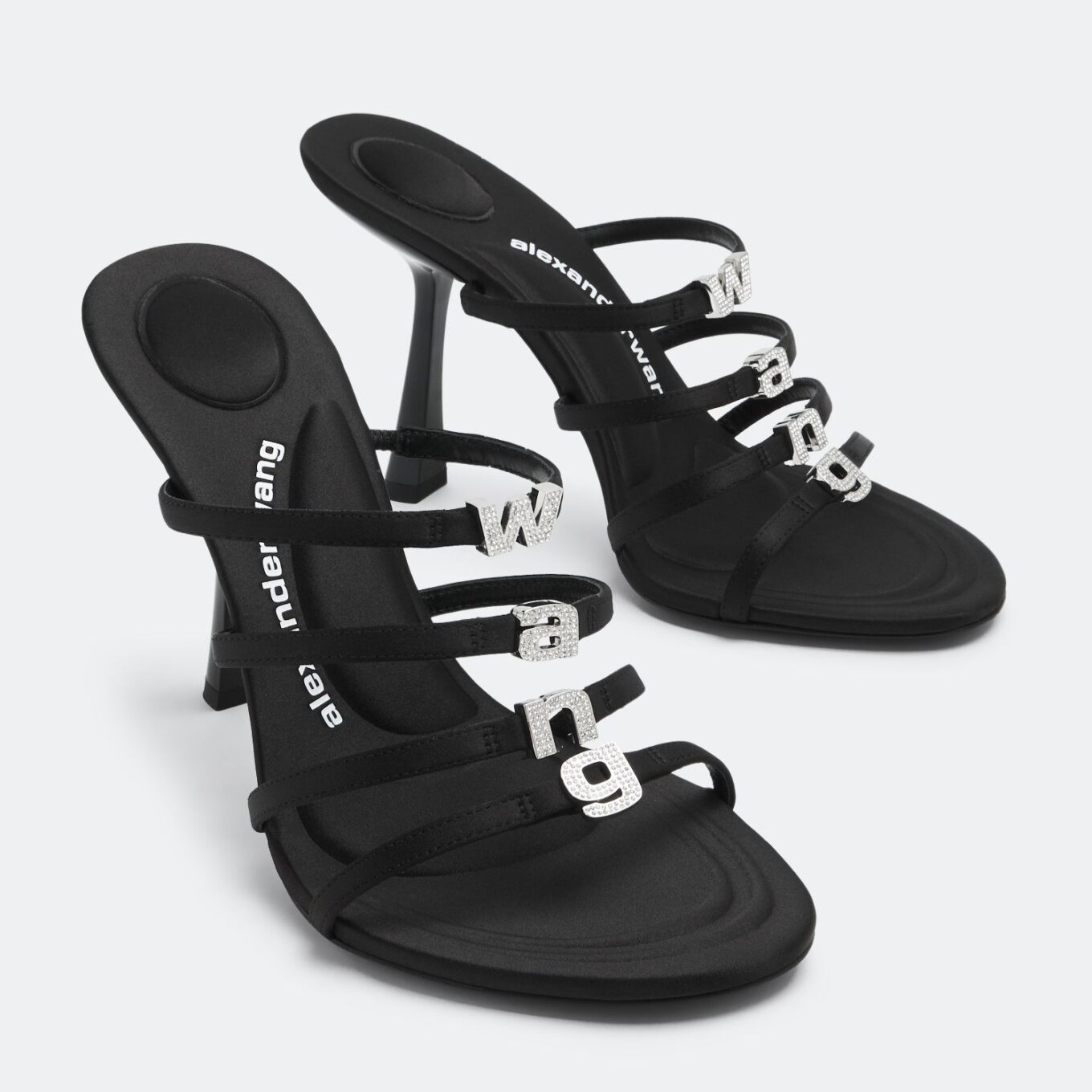 Alexander Wang Nala Logo Black Heel