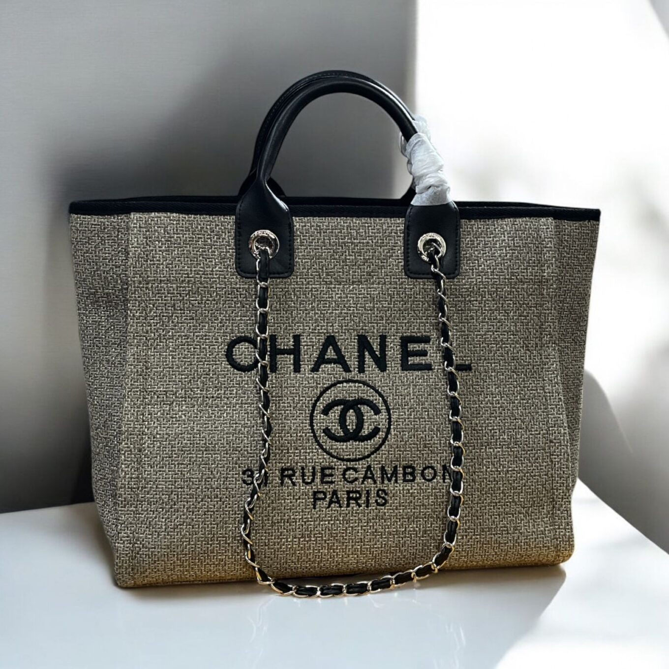 Chanel 31 Rue Cambon Grey Tote