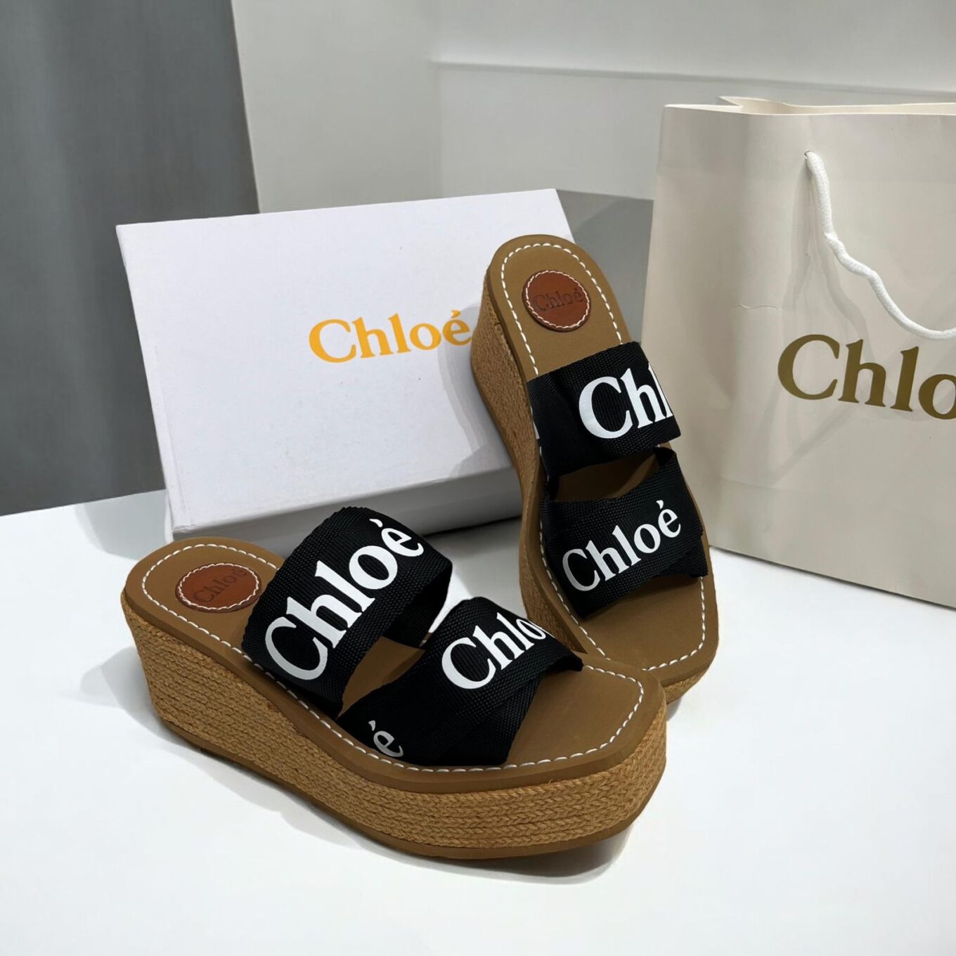 Chloé Woody wedge espadrilles For Women