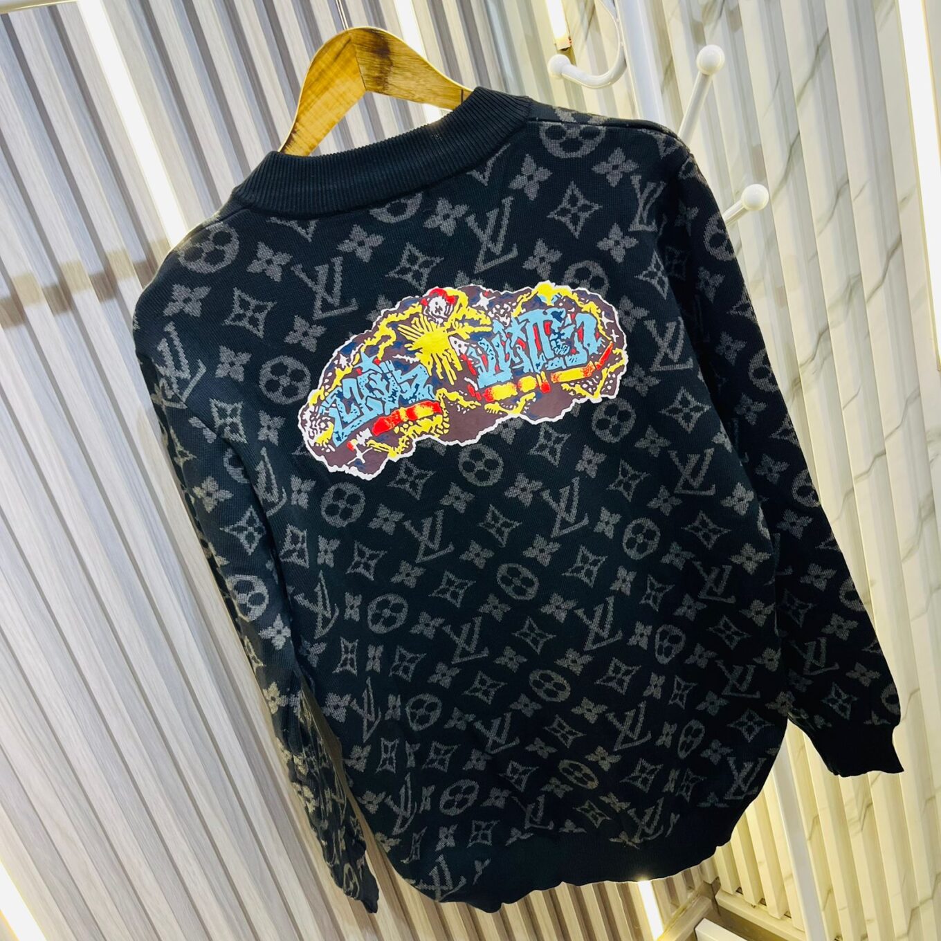 Louis Vuitton Graffiti Zip Sweater
