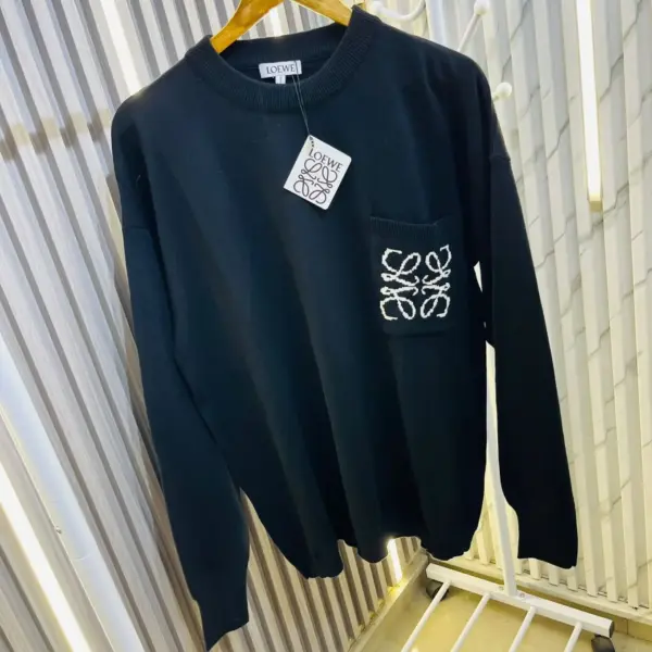 Loewe Black Unisex Warm Sweater