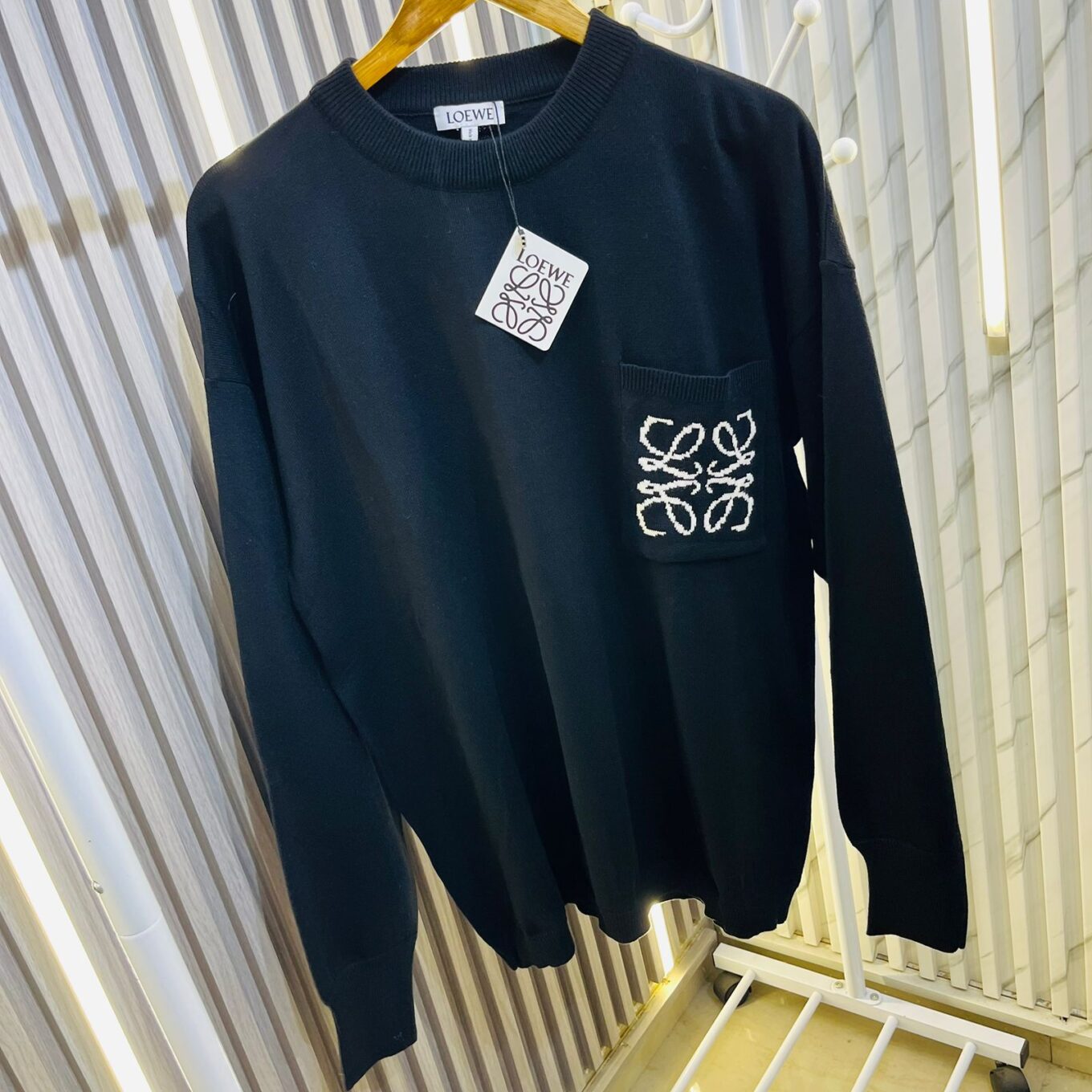 Loewe Black Unisex Warm Sweater