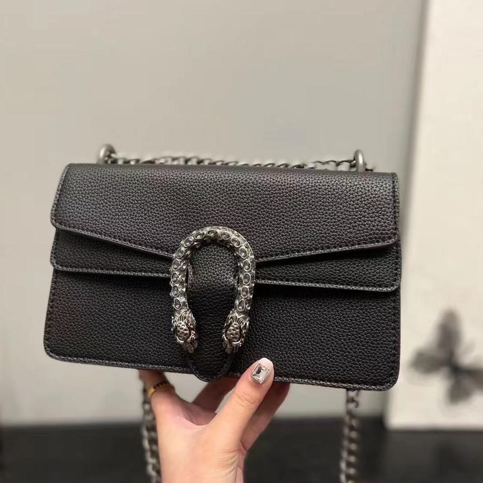 Gucci Dionysus Black Small Sling Bag (With Box)