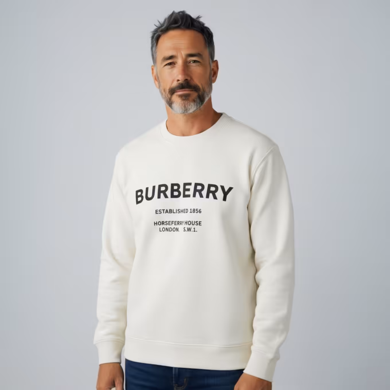 Burberry Horseferry White Sweatshirt