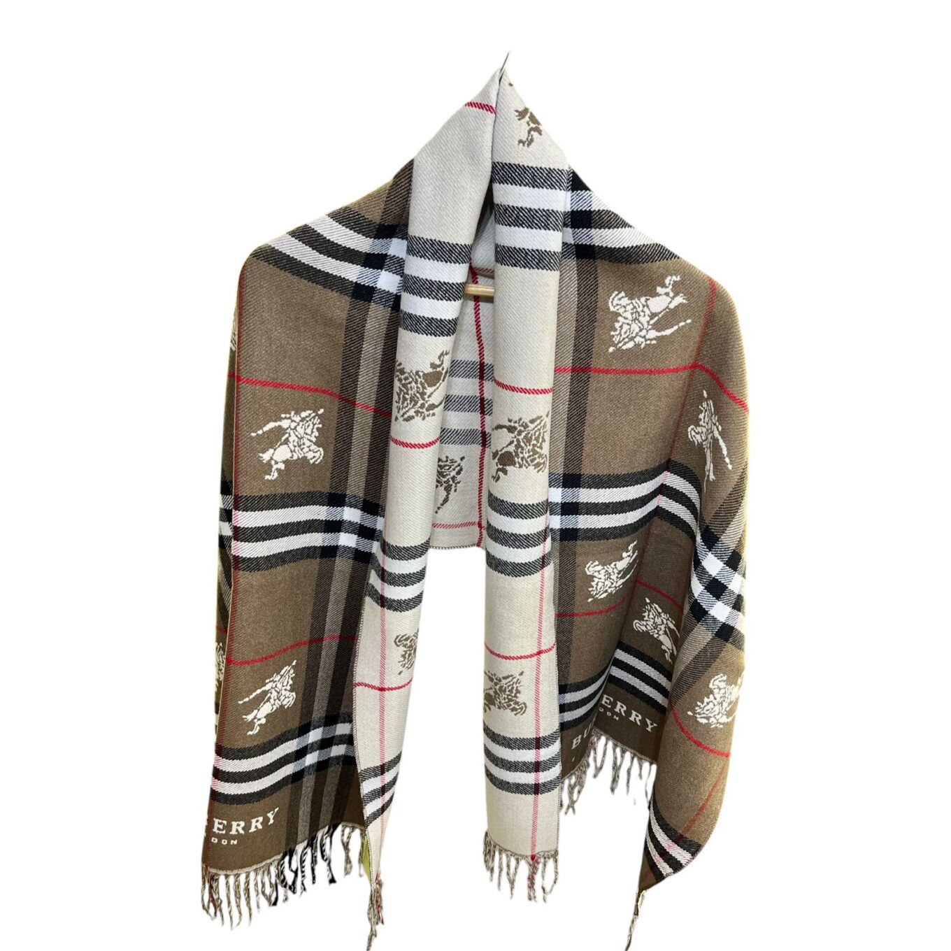 Burberry Signature Khaki Woollen Stole