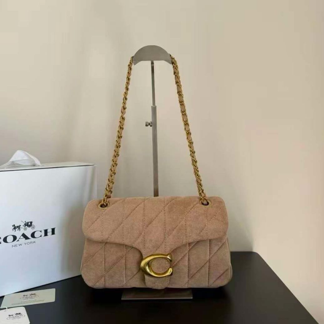 WhatsApp Image 2025-01-14 at 5.14.22 PM Coach Upcrafted Tabby Apricot Sling Bag (With Box)