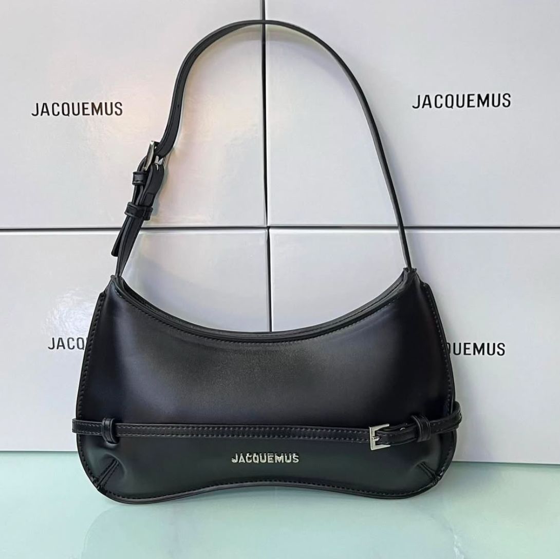 Jacquemus Le Bisoi Black Shoulder Bag (With Box)