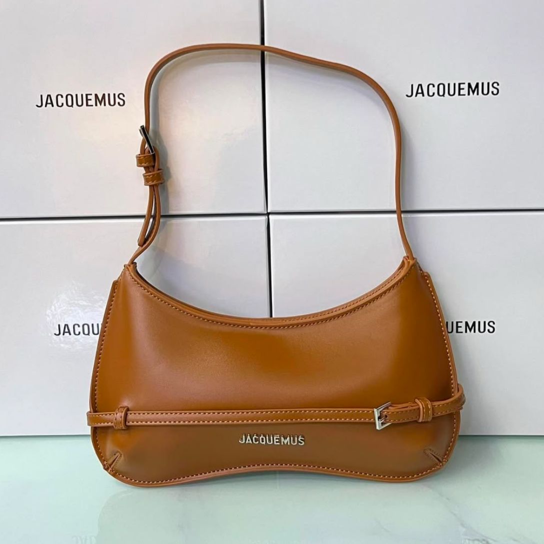 Jacquemus Le Bisoi Brown Shoulder Bag (With Box)