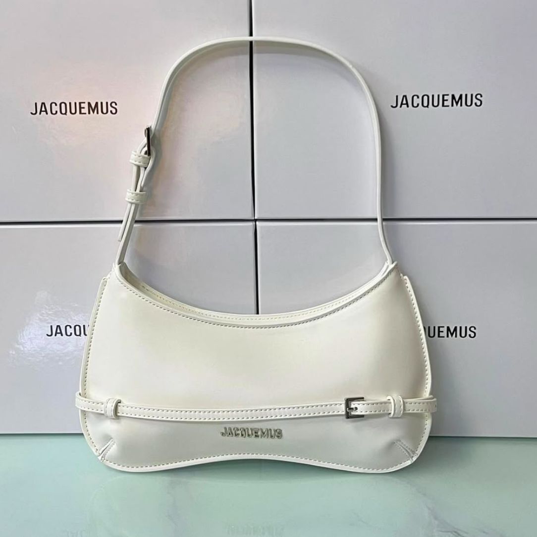 Jacquemus Le Bisoi White Shoulder Bag(With Box)