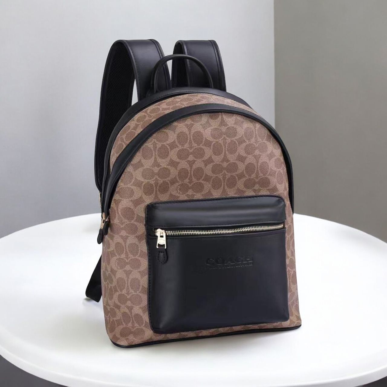 WhatsApp Image 2025-01-31 at 12.33.35 AM Coach Charlie Apricot Black Backpack