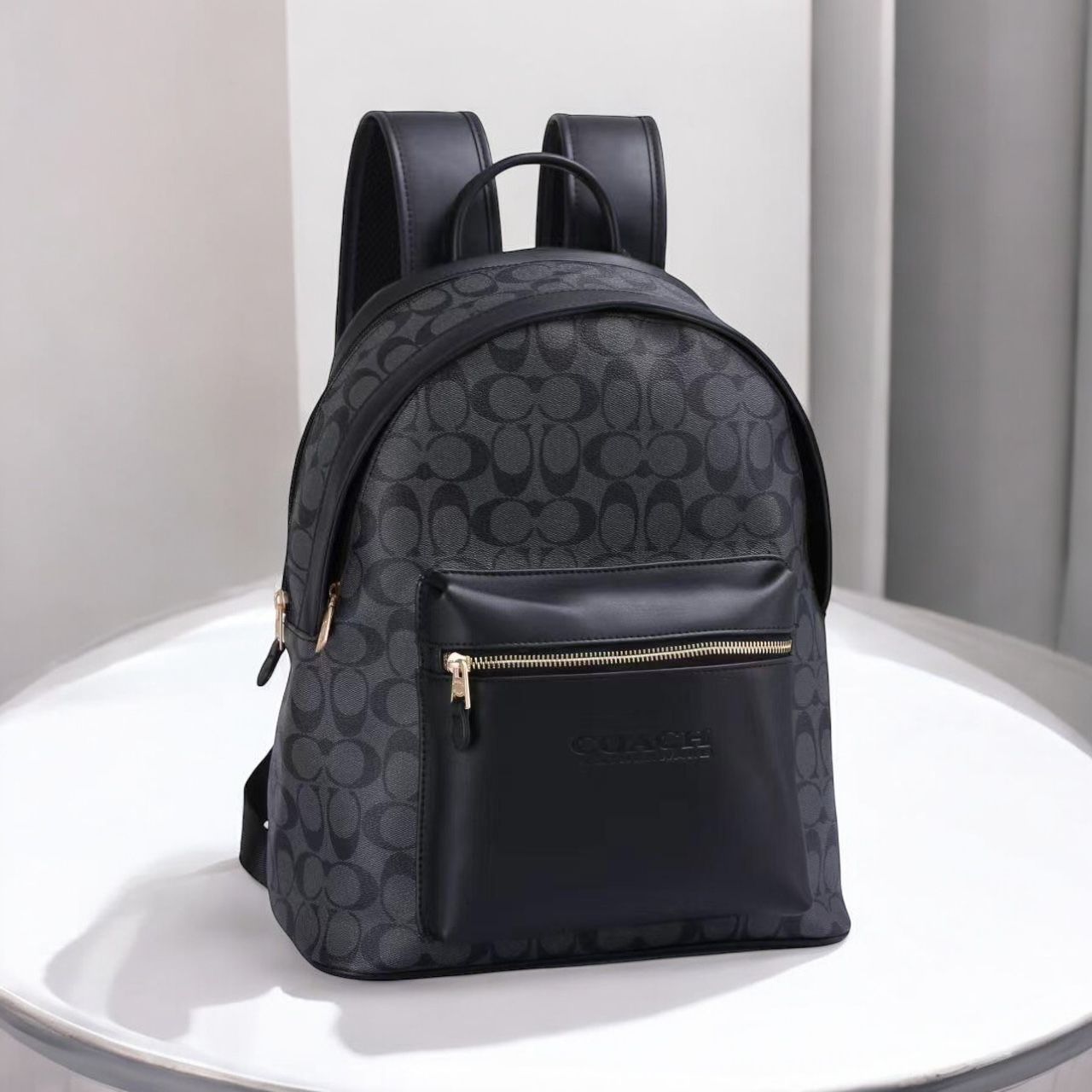 Coach Charlie Black Backpack
