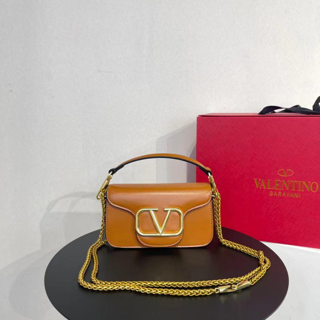 Valentino Brown Small Loco Sling Bag (With Box)