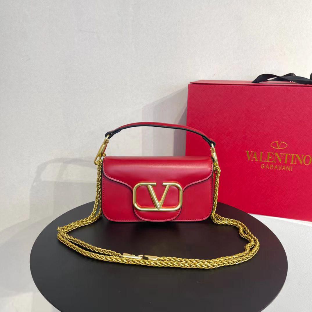 Valentino Red Small Loco Sling Bag (With Box)