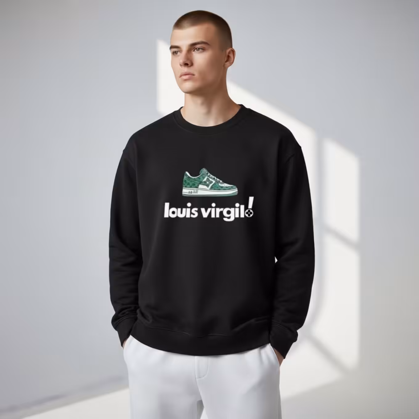 Louis Vuitton Virgil Black Sweatshirt