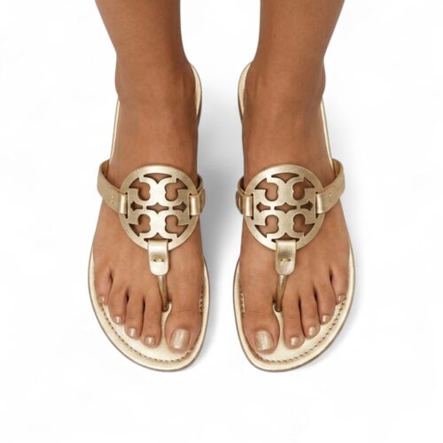 Tory Burch Miller Golden Slip On Flat