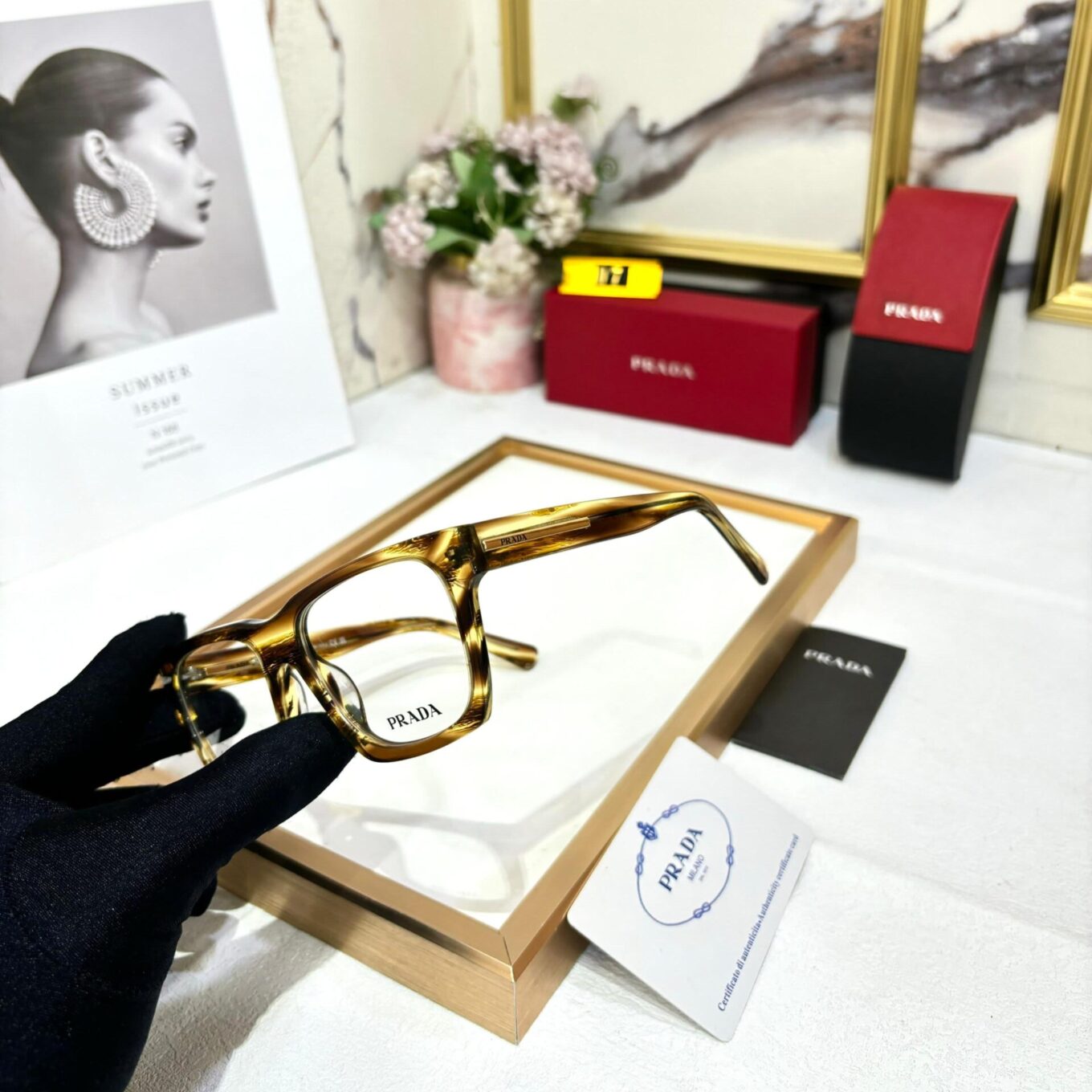 WhatsApp Image 2025-02-14 at 3.28.35 PM (1) Prada Women Optical Frame