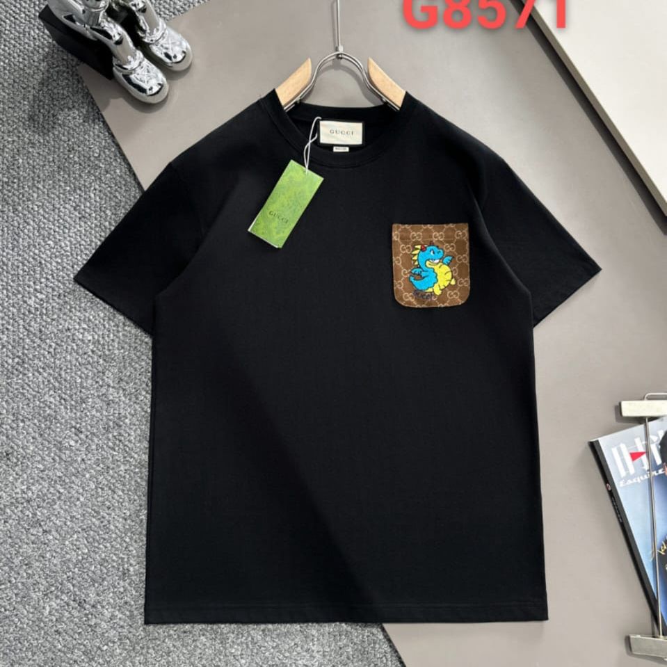 Gucci Black Oversized Tshirt  For Men