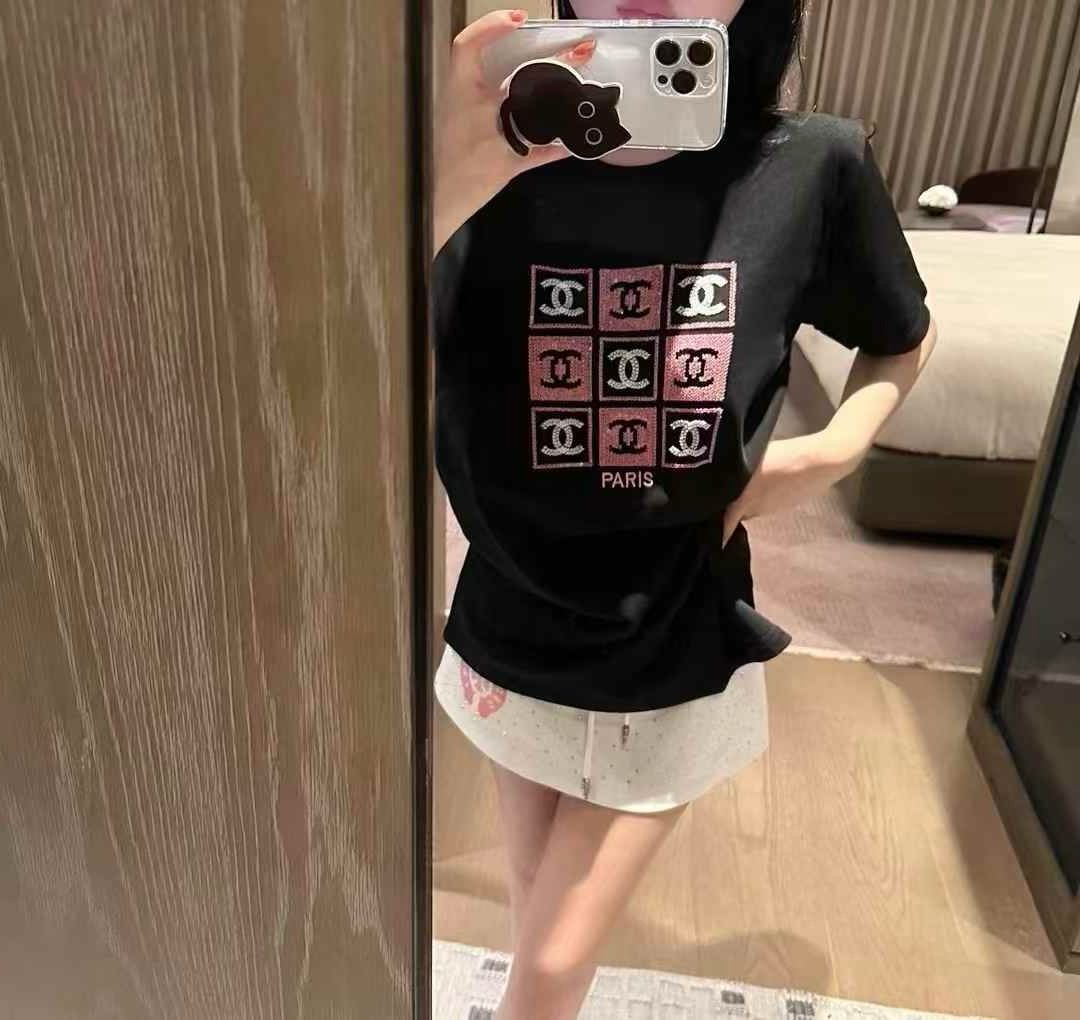 Chanel Black Oversized T-shirt  For Women