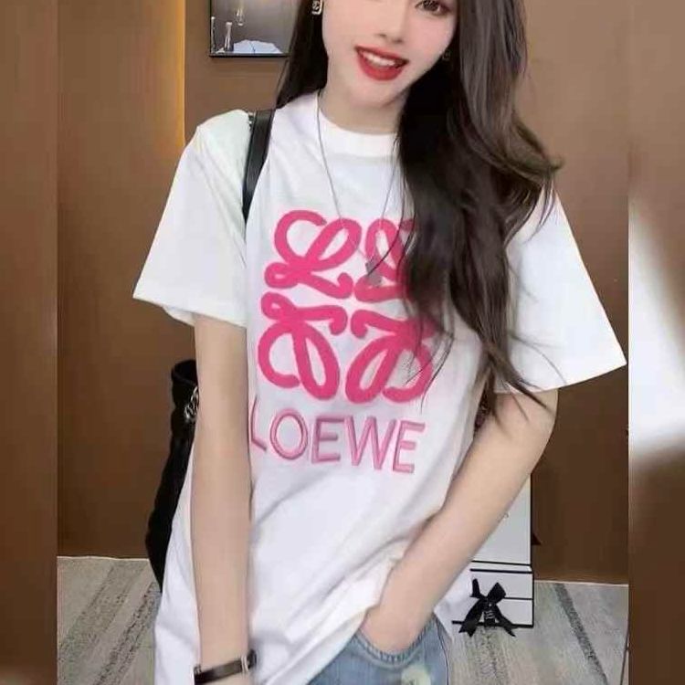 Loewe White Oversized T-shirt  For Women