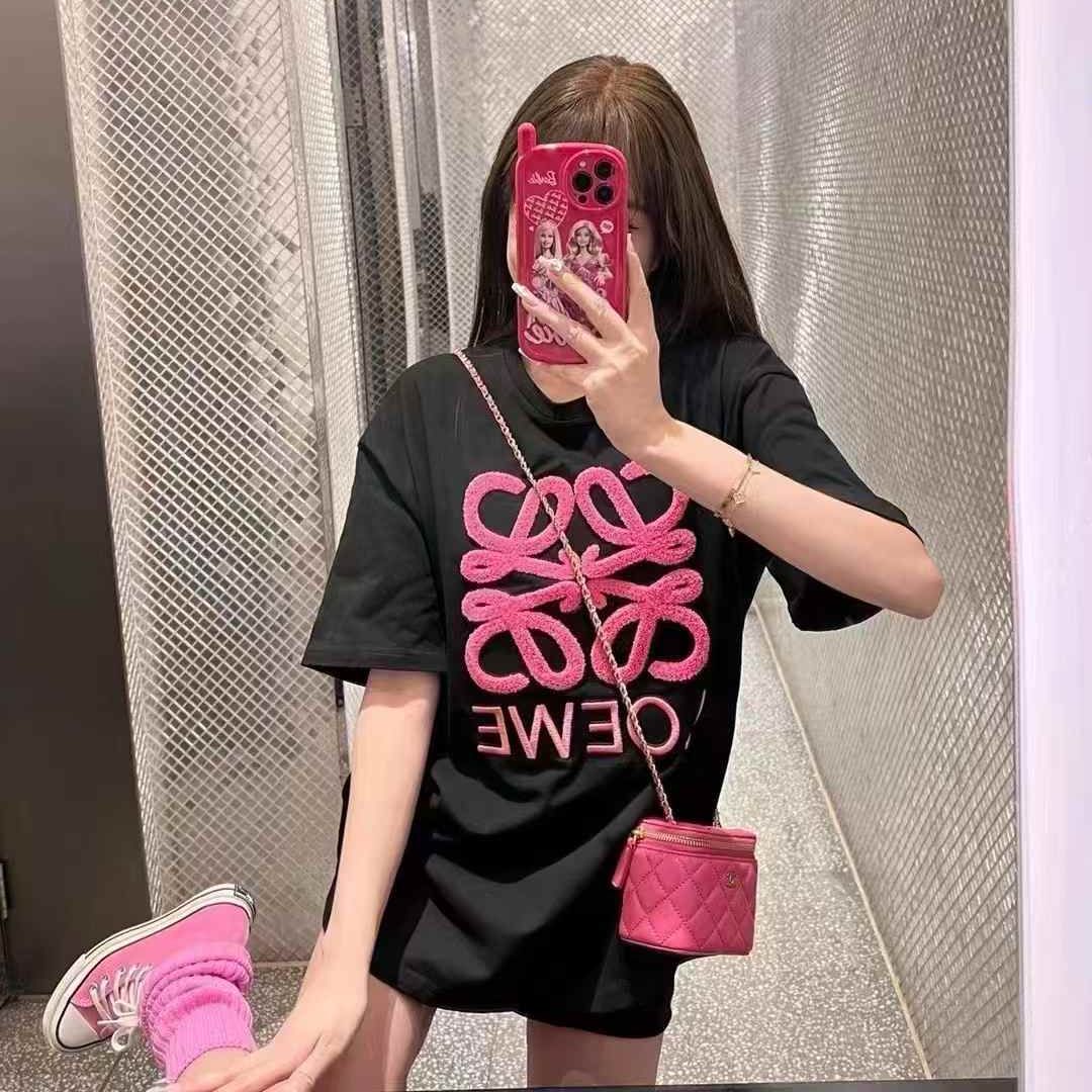 Loewe Black Oversized T-shirt  For Women