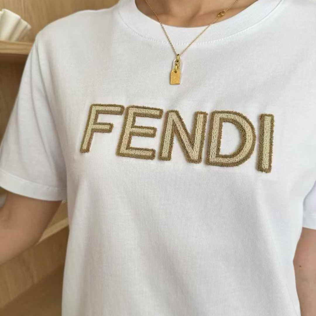 WhatsApp Image 2025-02-18 at 4.36.09 PM (1) Fendi White Oversized T-shirt For Women