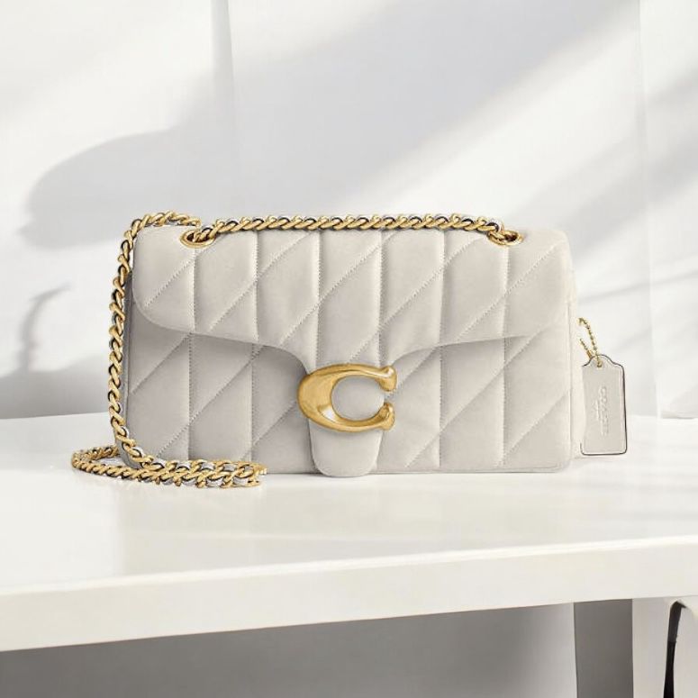 WhatsApp Image 2025-02-20 at 6.08.45 PM Coach Tabby 26 White Quilted Sling Bag(With Box)