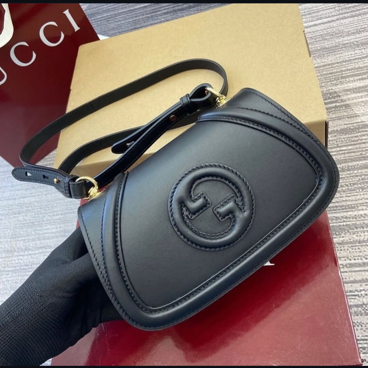 Gucci Blondie Mini Black Premium Sling Bag (With Box)
