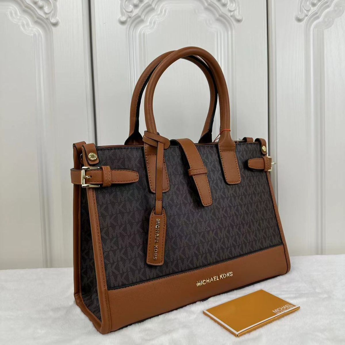 Michael Kors Mercer Coffee Handbag