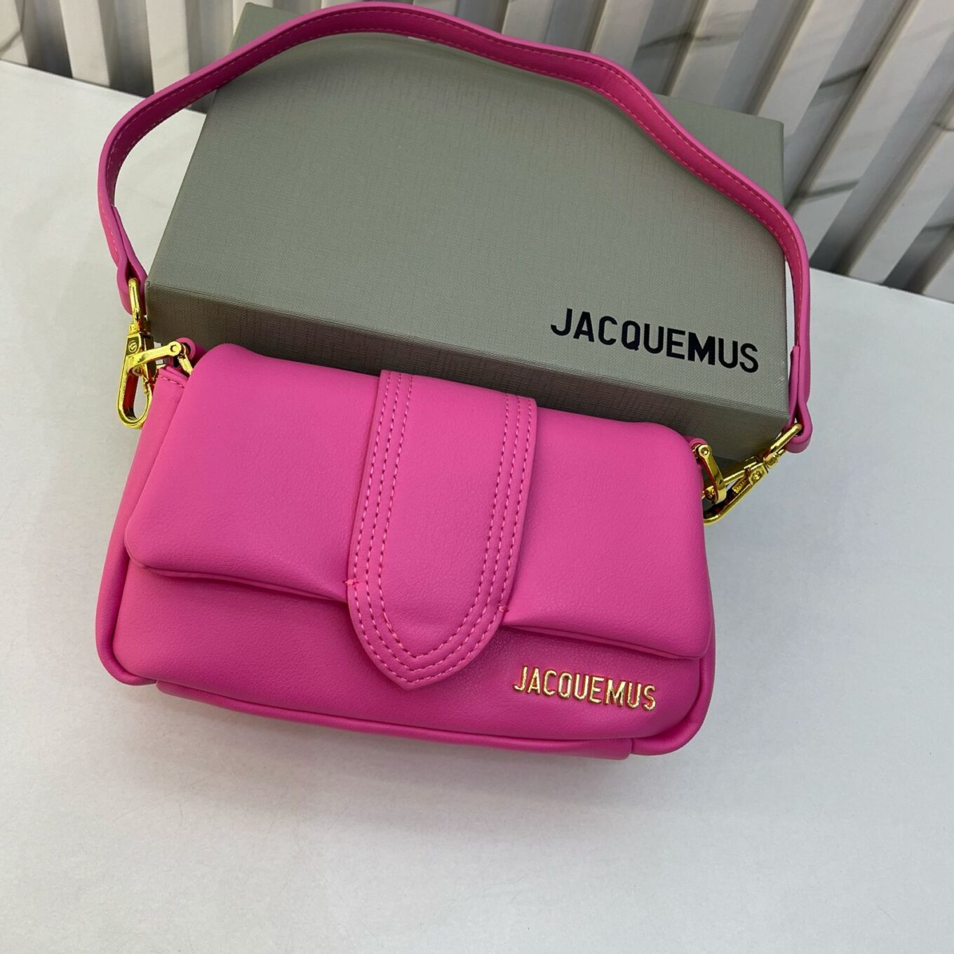 Jacquemus Le Bambimou Pink Sling Bag (With Box)