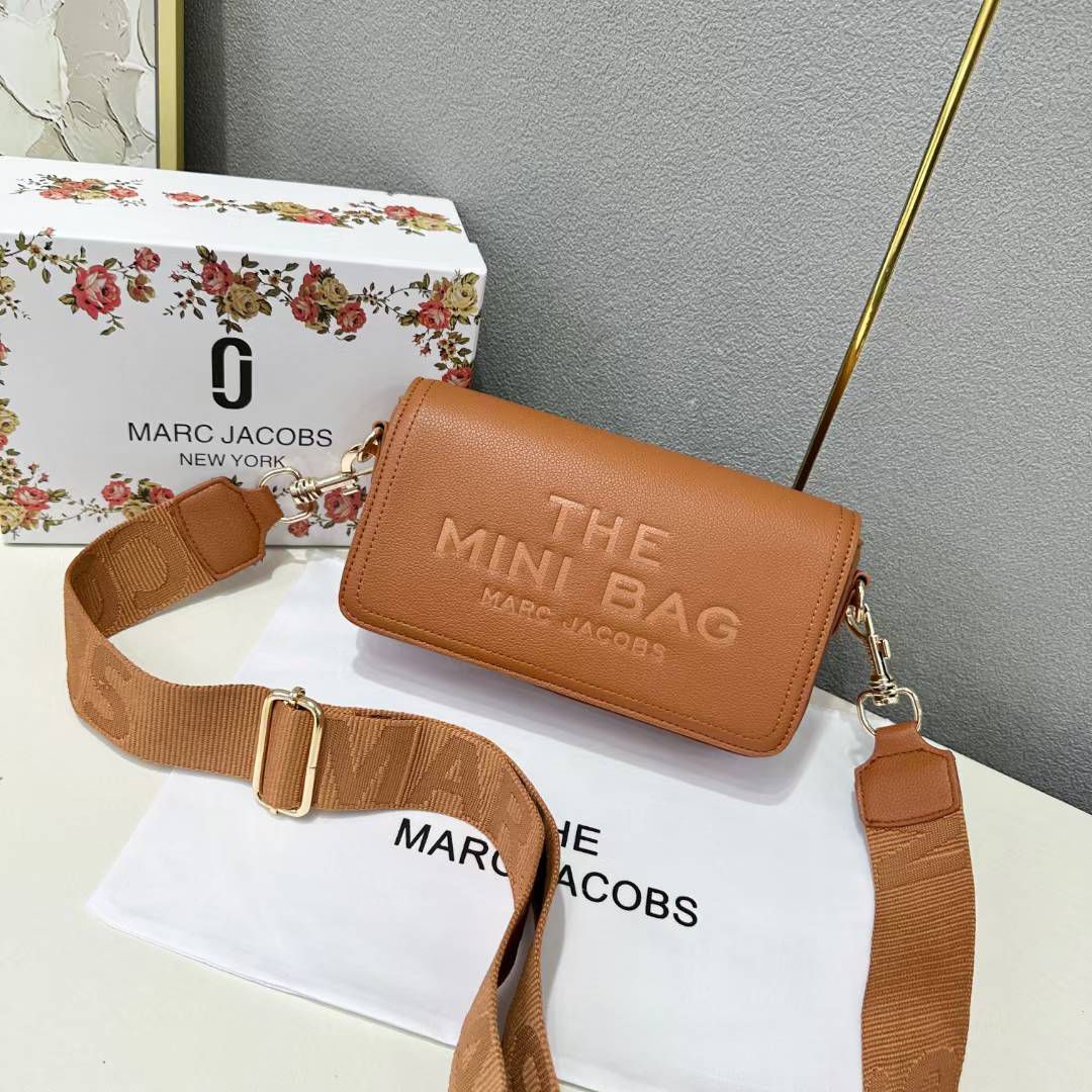 Marc Jacobs Brown The Mini Bag (With Box)