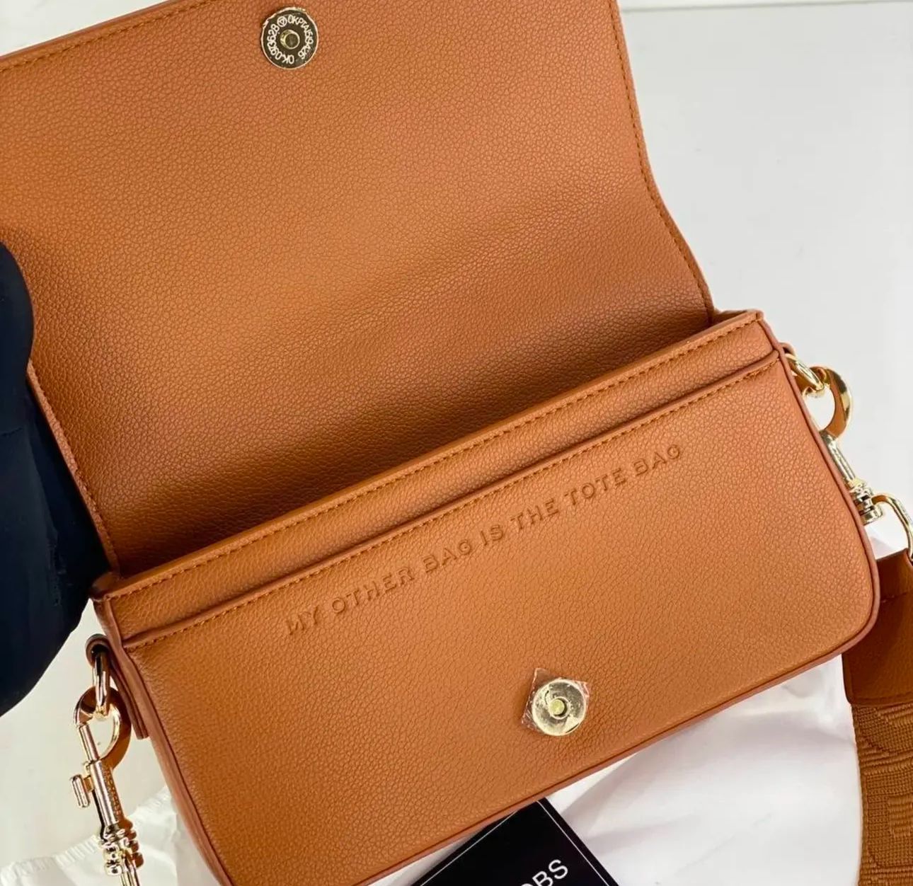 Marc Jacobs Brown The Mini Bag (With Box)