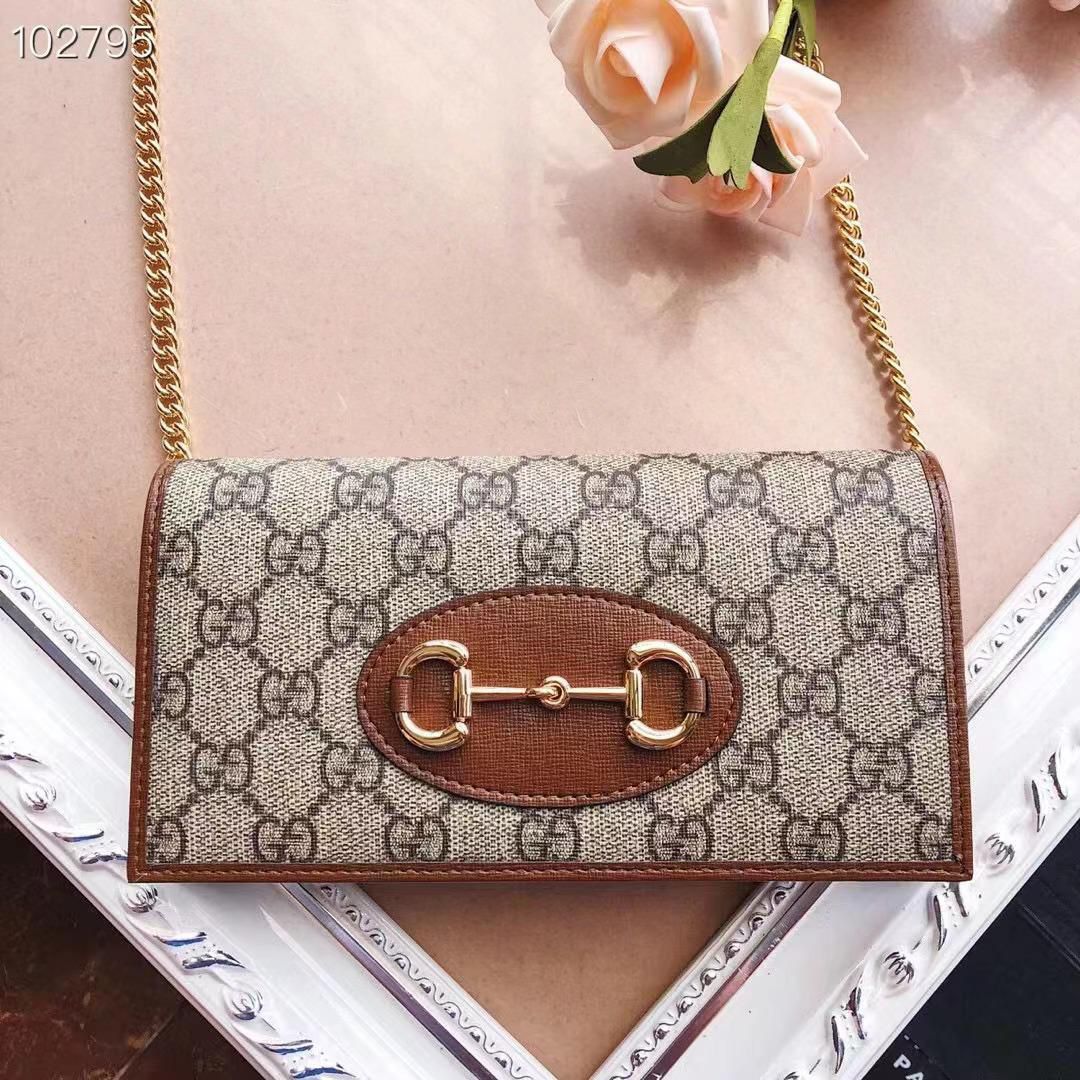 Gucci Horsebit Wallet Sling Bag (With Box)