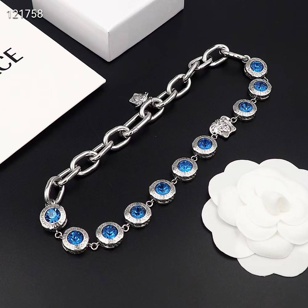 Versace Medusa Vintage Silver Necklace