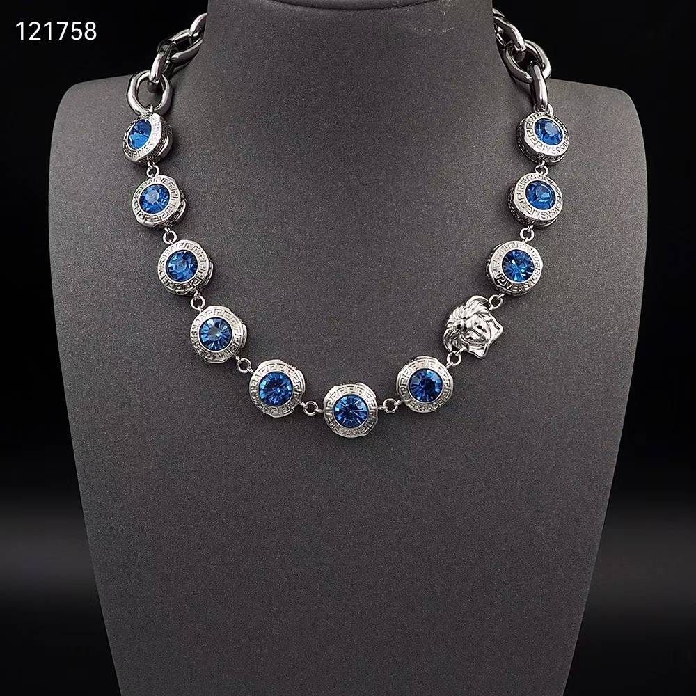 Versace Medusa Vintage Silver Necklace