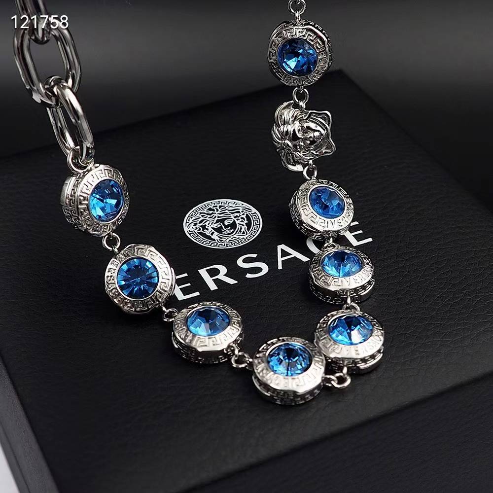 Versace Medusa Vintage Silver Necklace