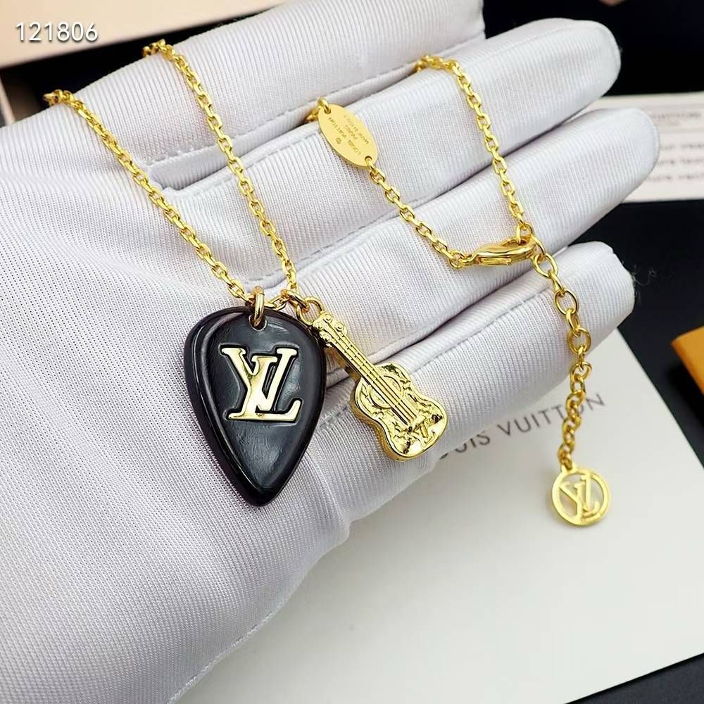 Louis Vuitton Picks Pendant With Chain