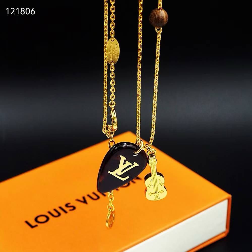Louis Vuitton Picks Pendant With Chain