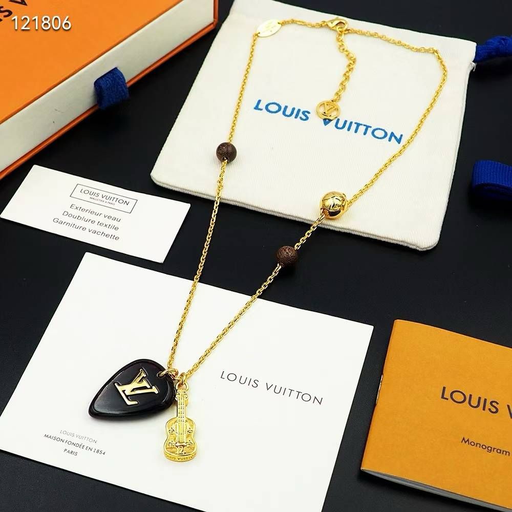 Louis Vuitton Picks Pendant With Chain
