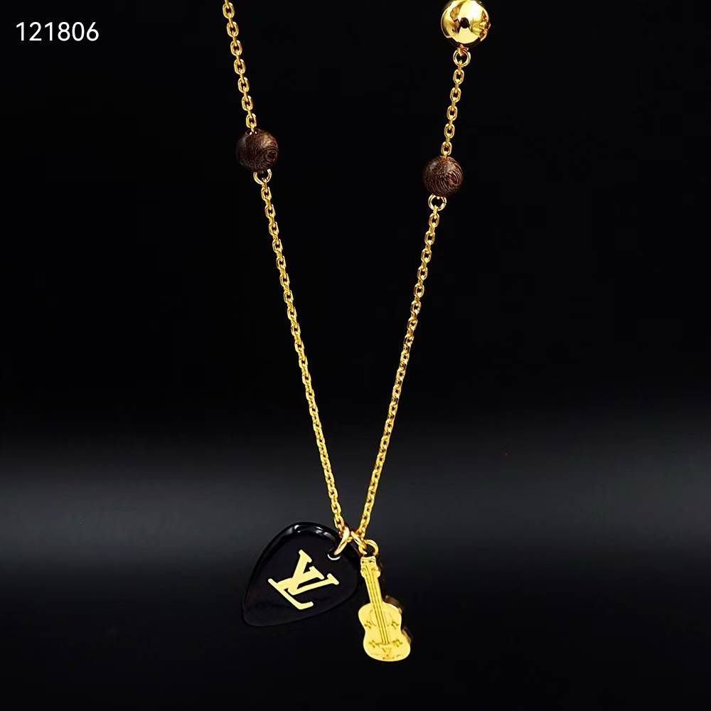 Louis Vuitton Picks Pendant With Chain