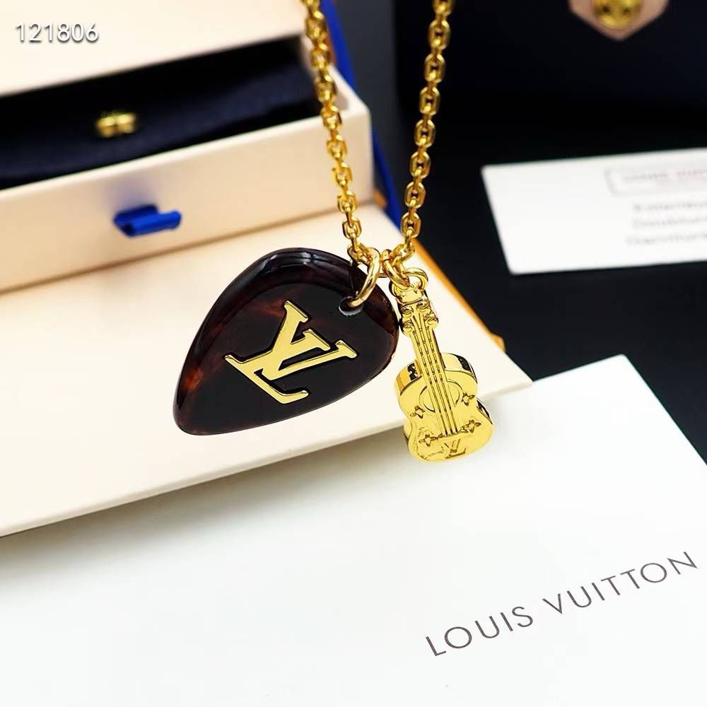 Louis Vuitton Picks Pendant With Chain