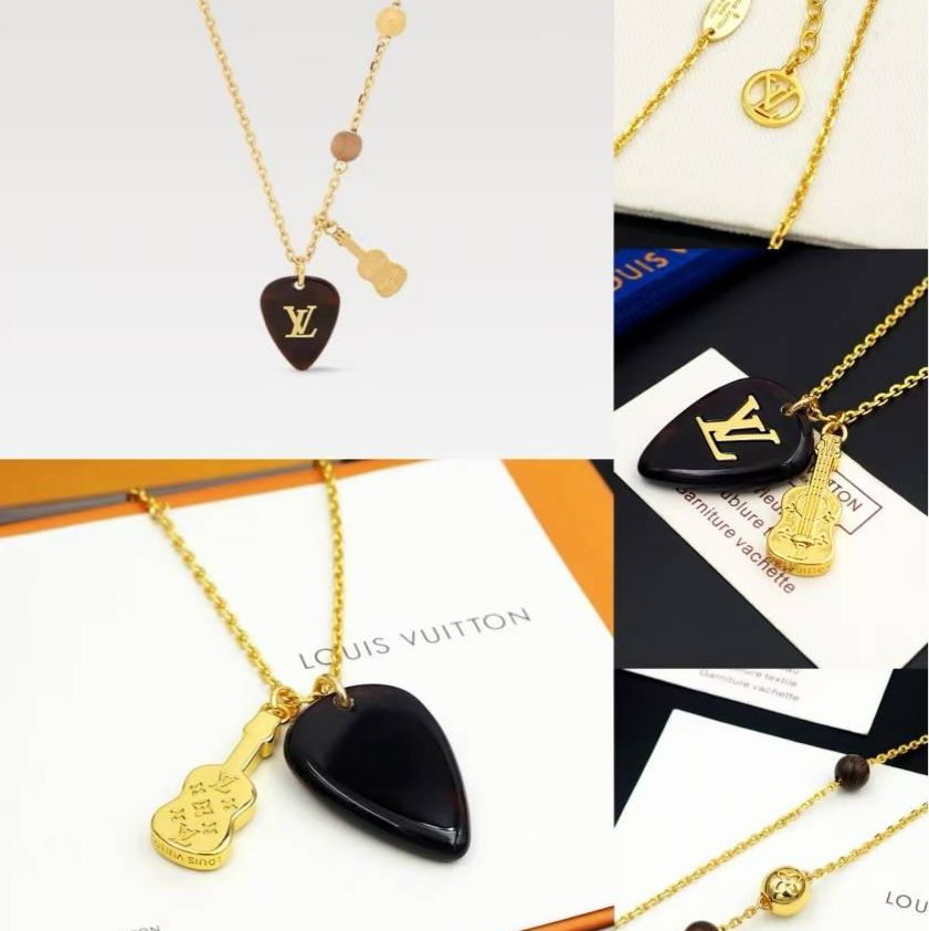 Louis Vuitton Picks Pendant With Chain